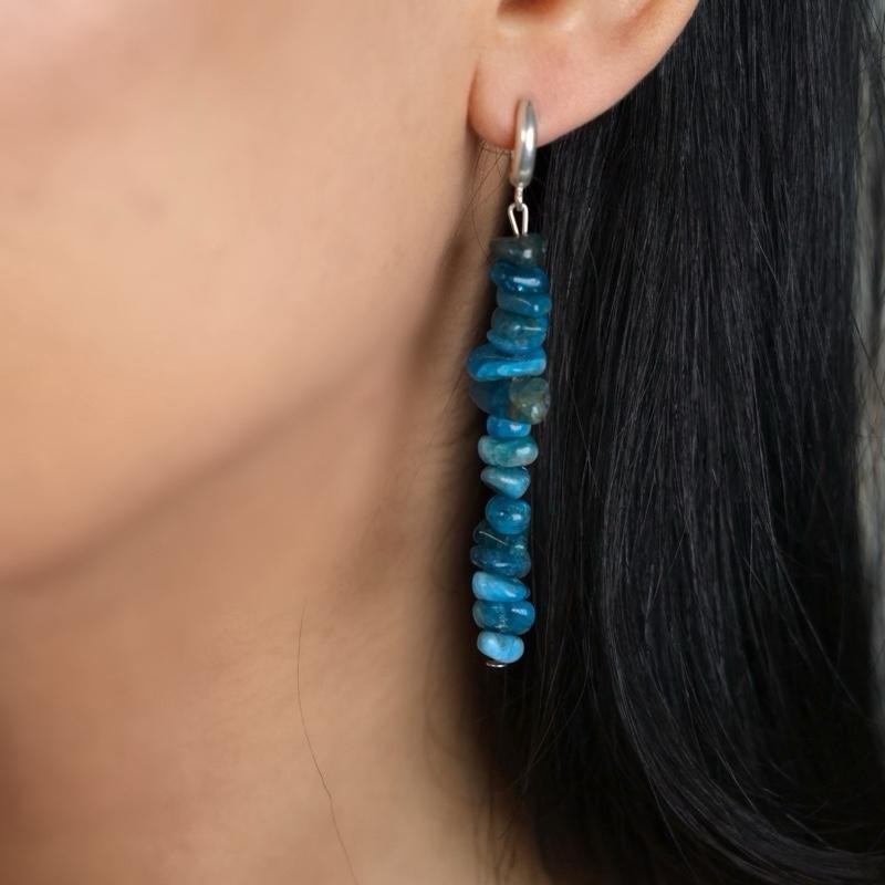 GAIA Stone Drop Earrings