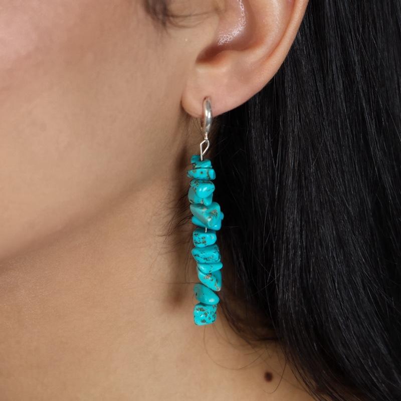 GAIA Stone Drop Earrings