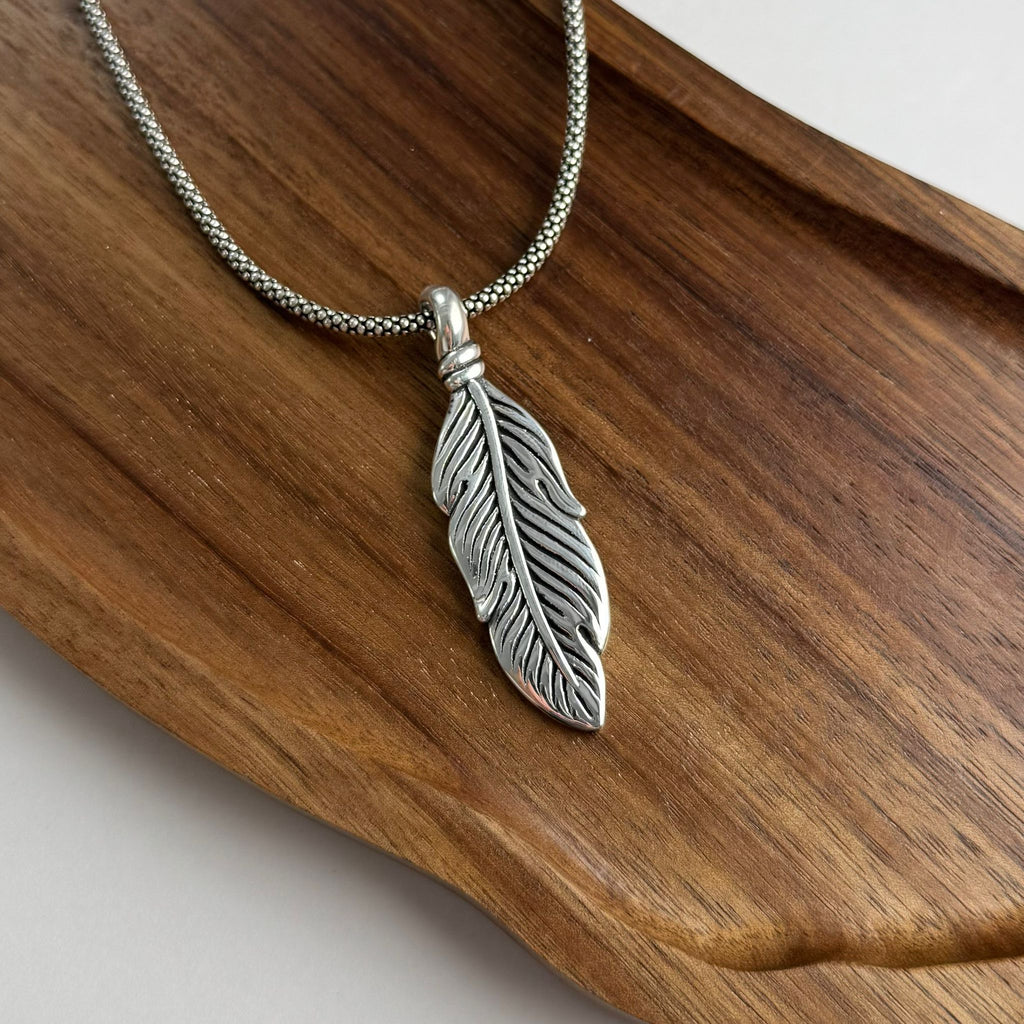 Gaia Feather Pendant