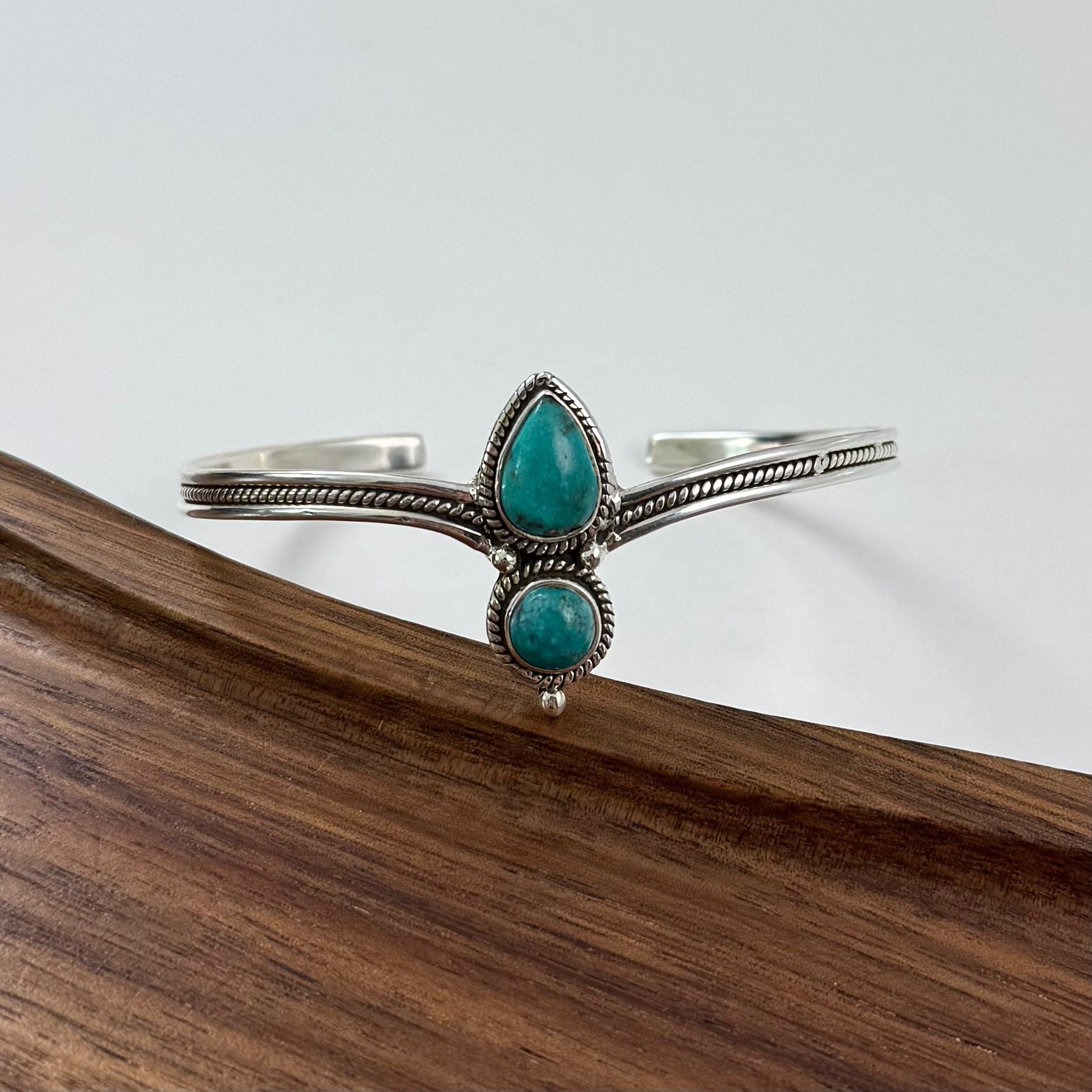 GAIA Dual Stone Cuff Bracelet