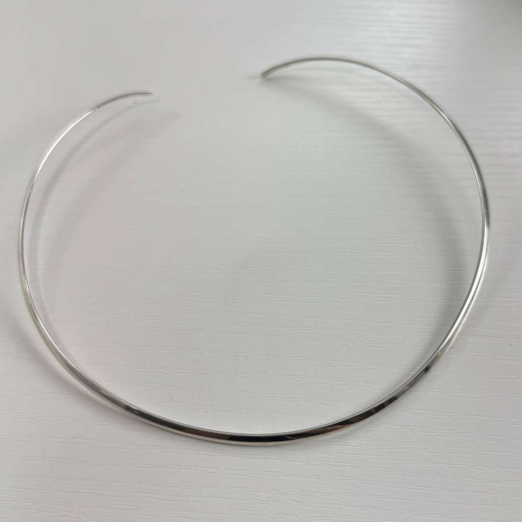 GAIA Minimal Silver Choker