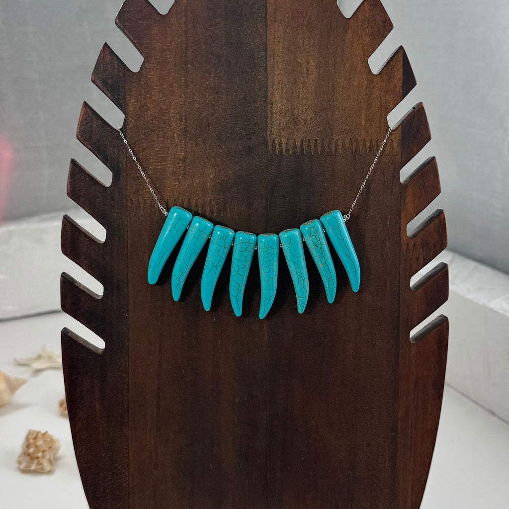 GAIA Turquoise Spike Necklace