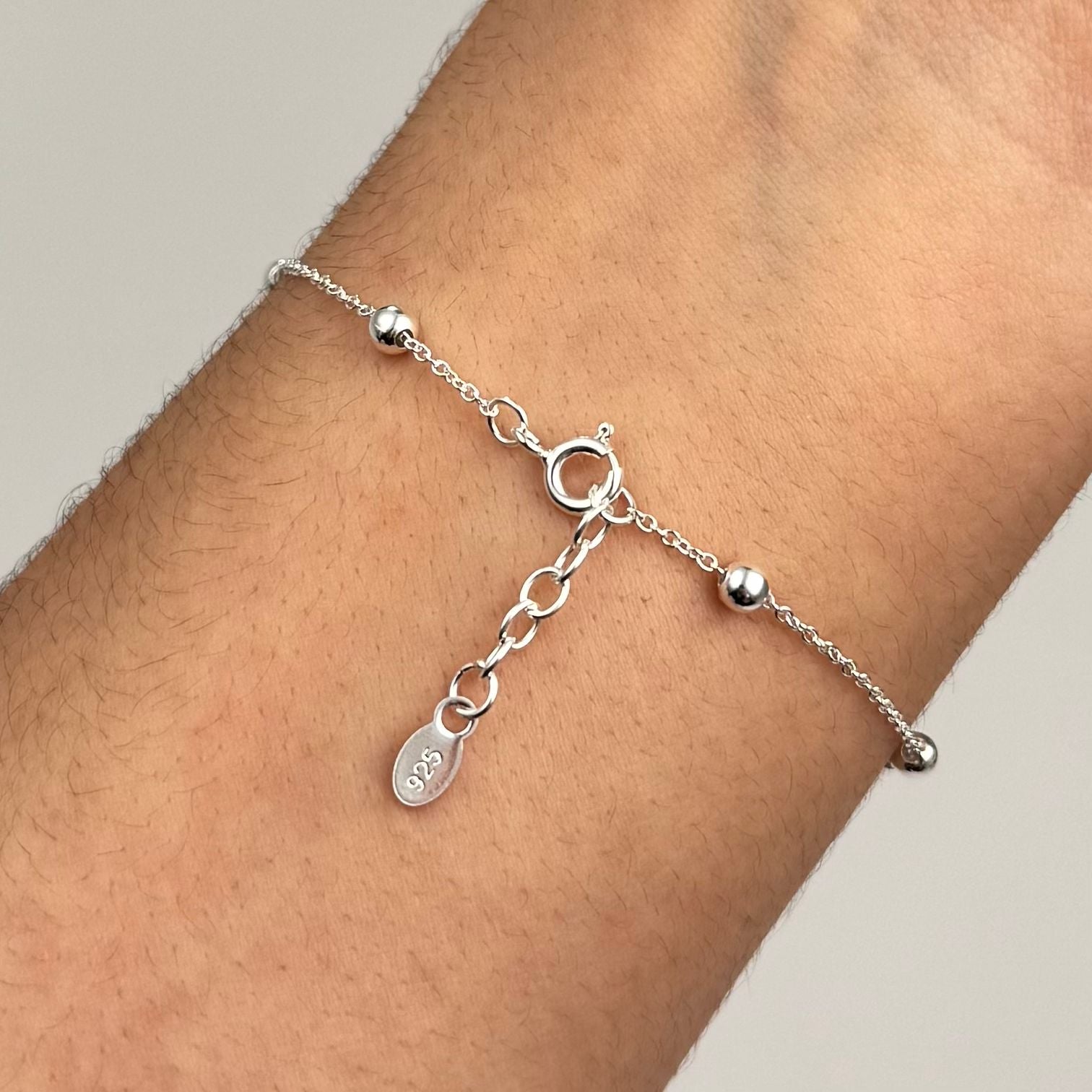 GAIA Silver Beaded Bracelet