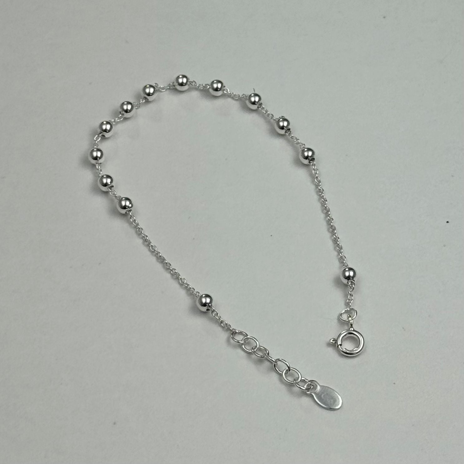 GAIA Silver Beaded Bracelet
