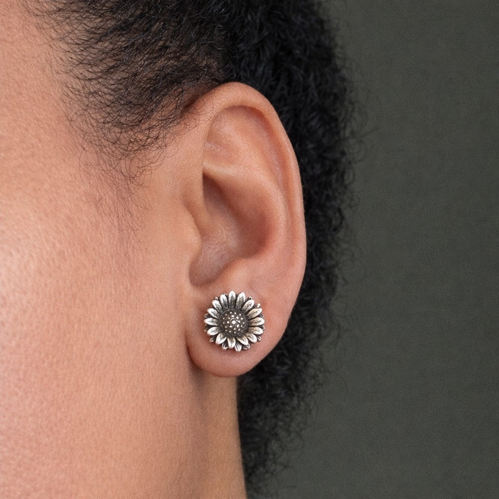 GAIA Sunflower Stud Earrings