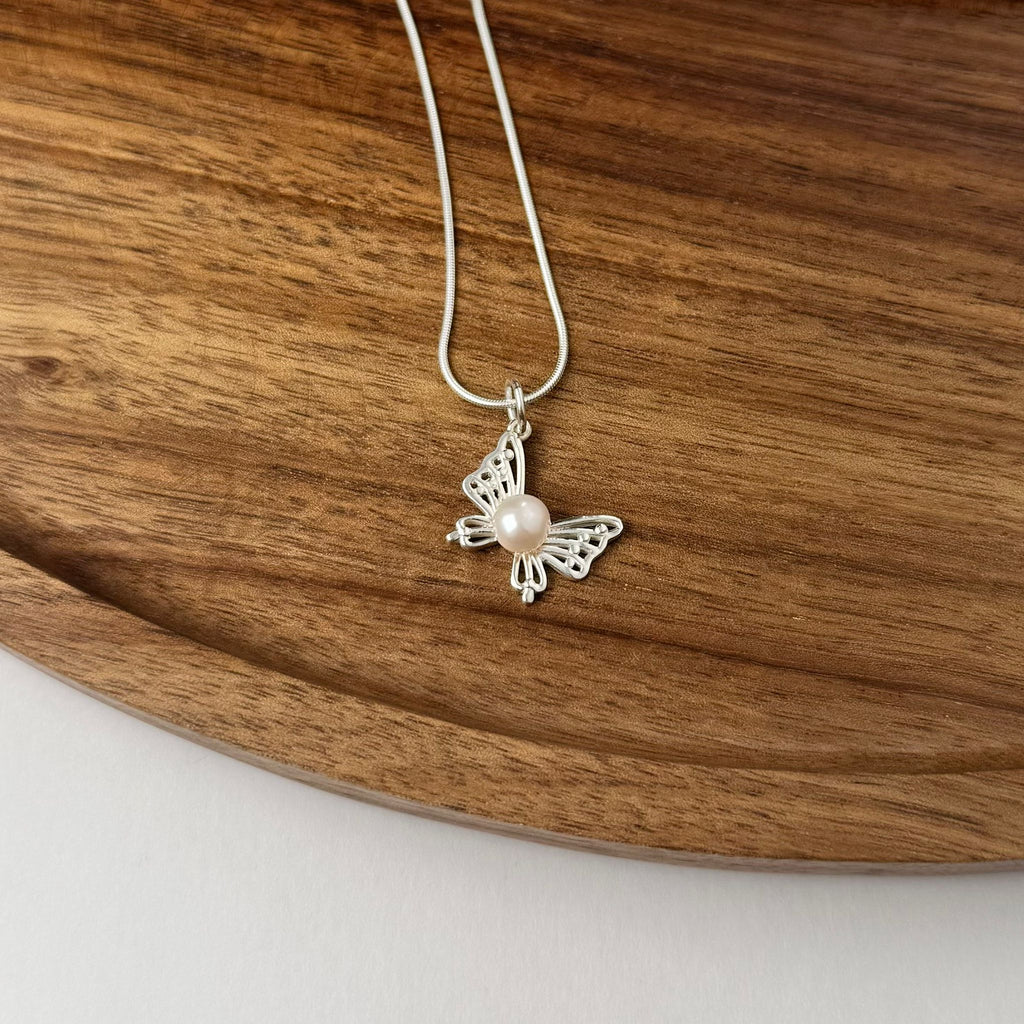 GAIA Pearl Butterfly Pendant