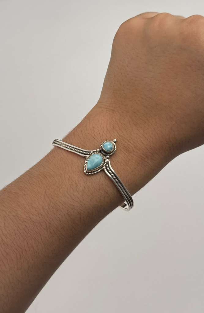GAIA Dual Stone Cuff Bracelet