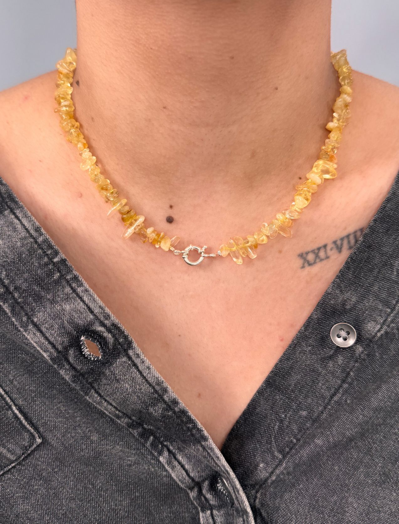 GAIA Stone Chip Necklace