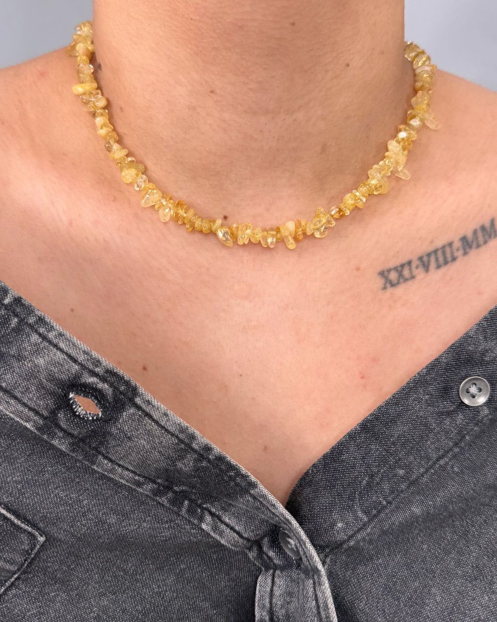 GAIA Stone Chip Necklace