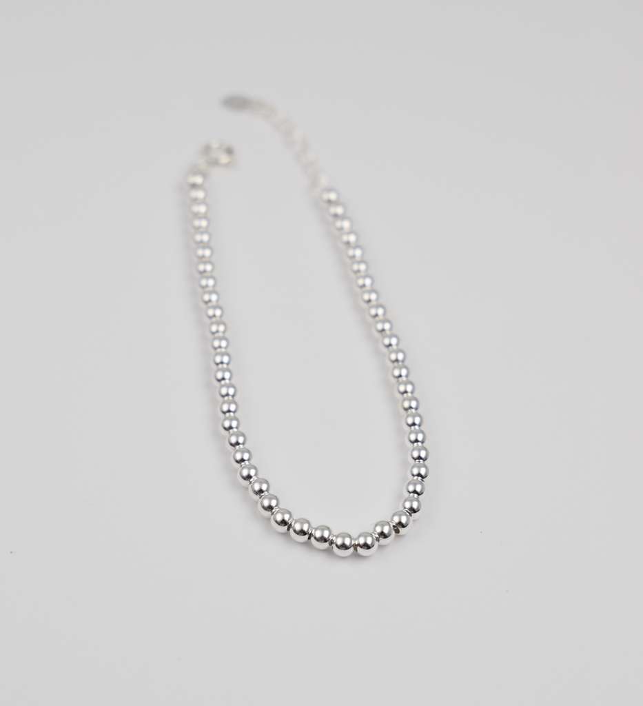 GAIA Silver Beaded Bracelet