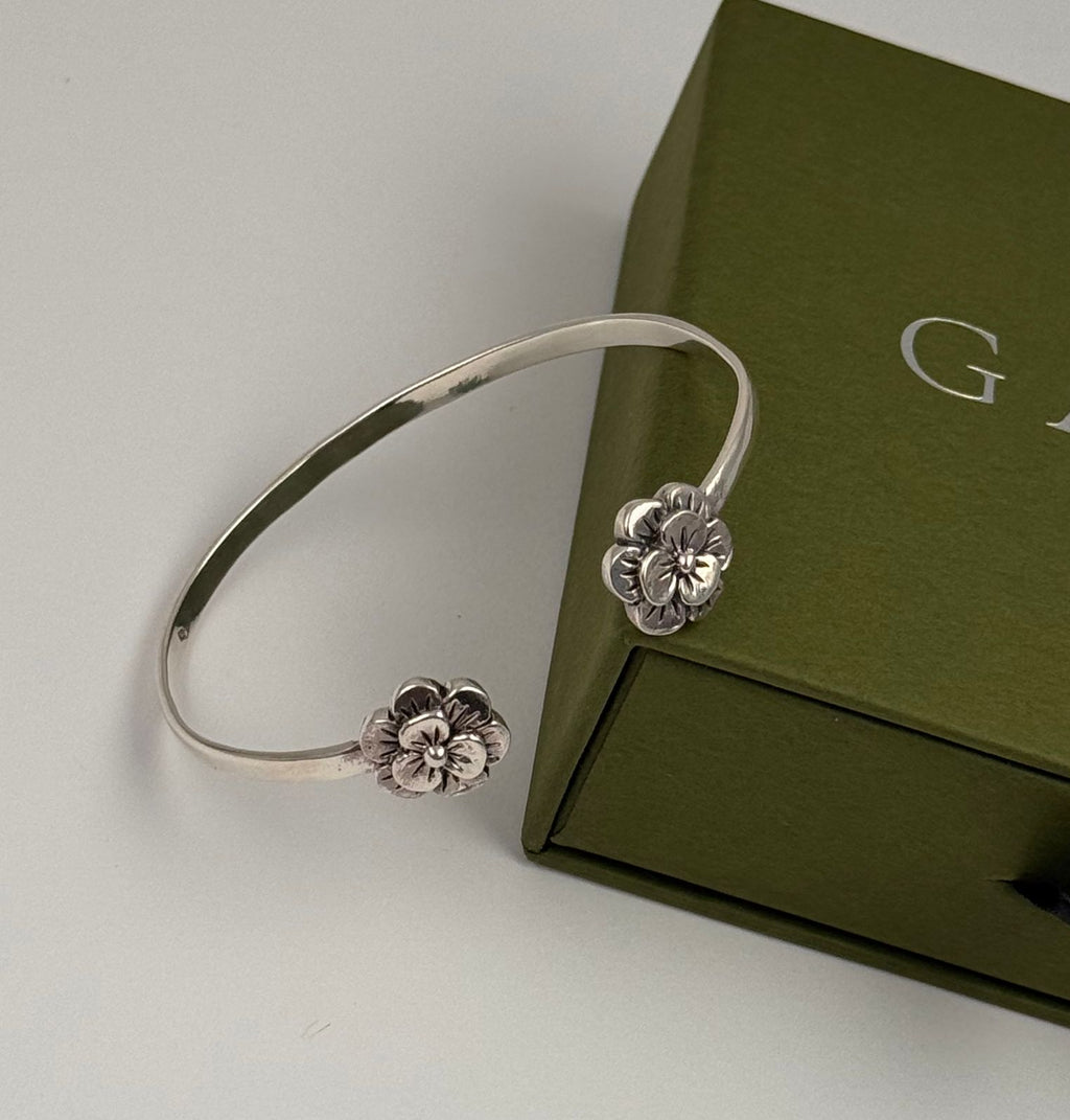 GAIA Floral Open Cuff