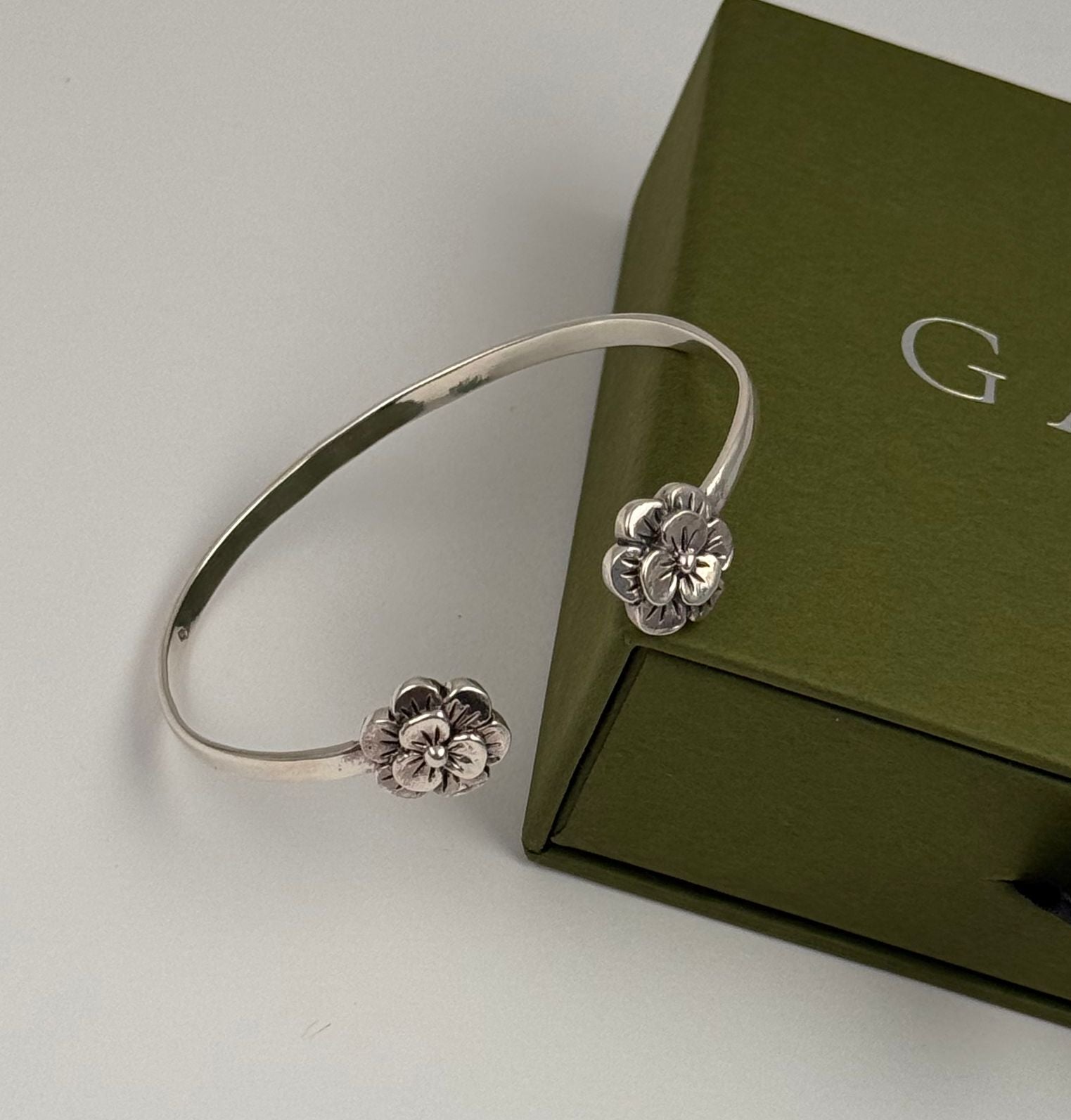 GAIA Floral Open Cuff