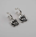 GAIA Rose Hoop Earrings – Hollow