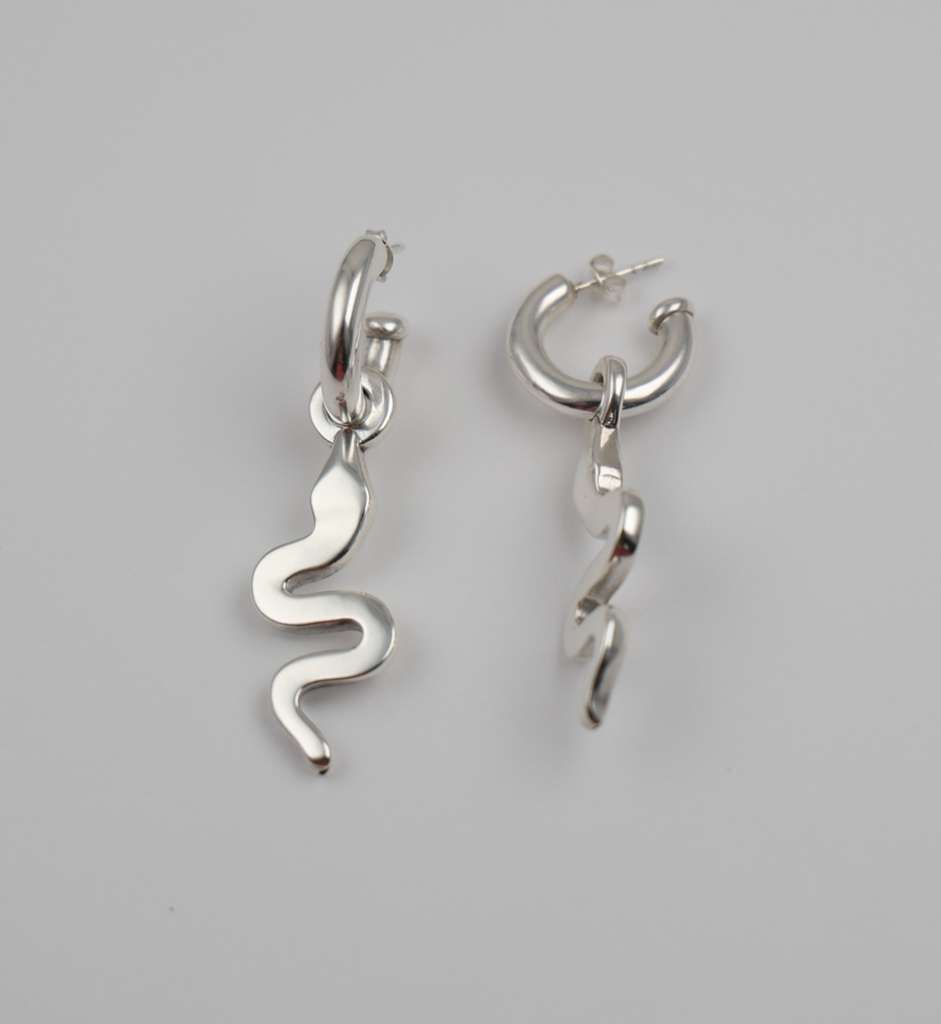 GAIA Snake Drop Earrings – Hollow