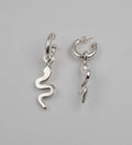 GAIA Snake Drop Earrings – Hollow