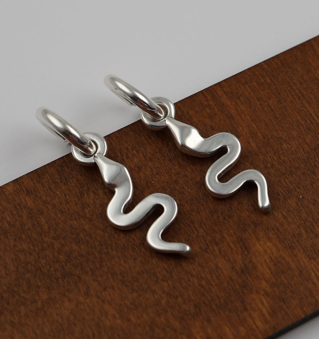 GAIA Snake Drop Earrings – Hollow