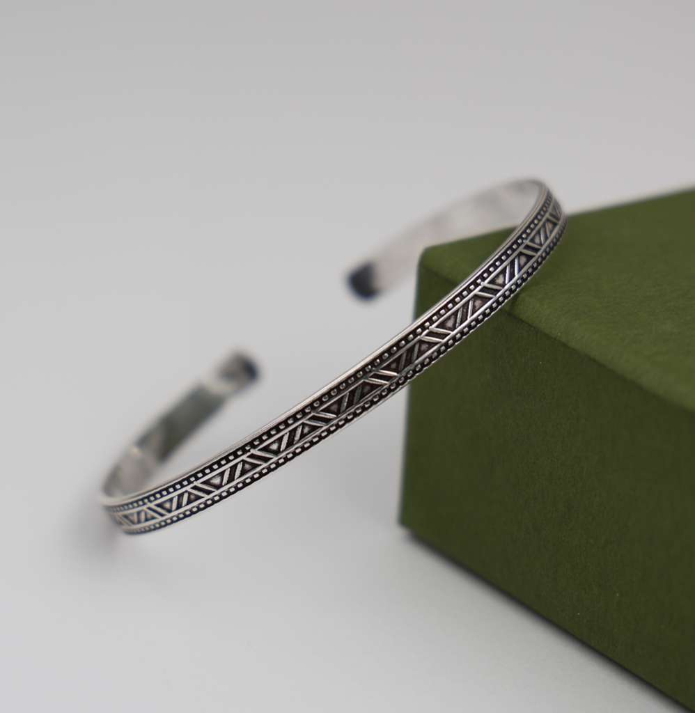 GAIA Tribal Line Cuff Bracelet