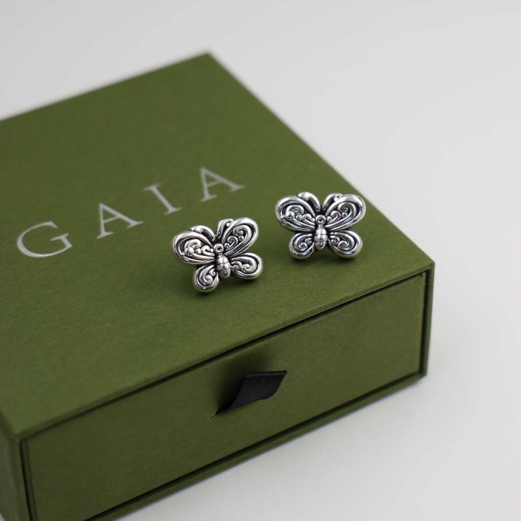 GAIA Vintage Butterfly Studs