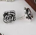 Gaia Rose Bloom Stud Earrings