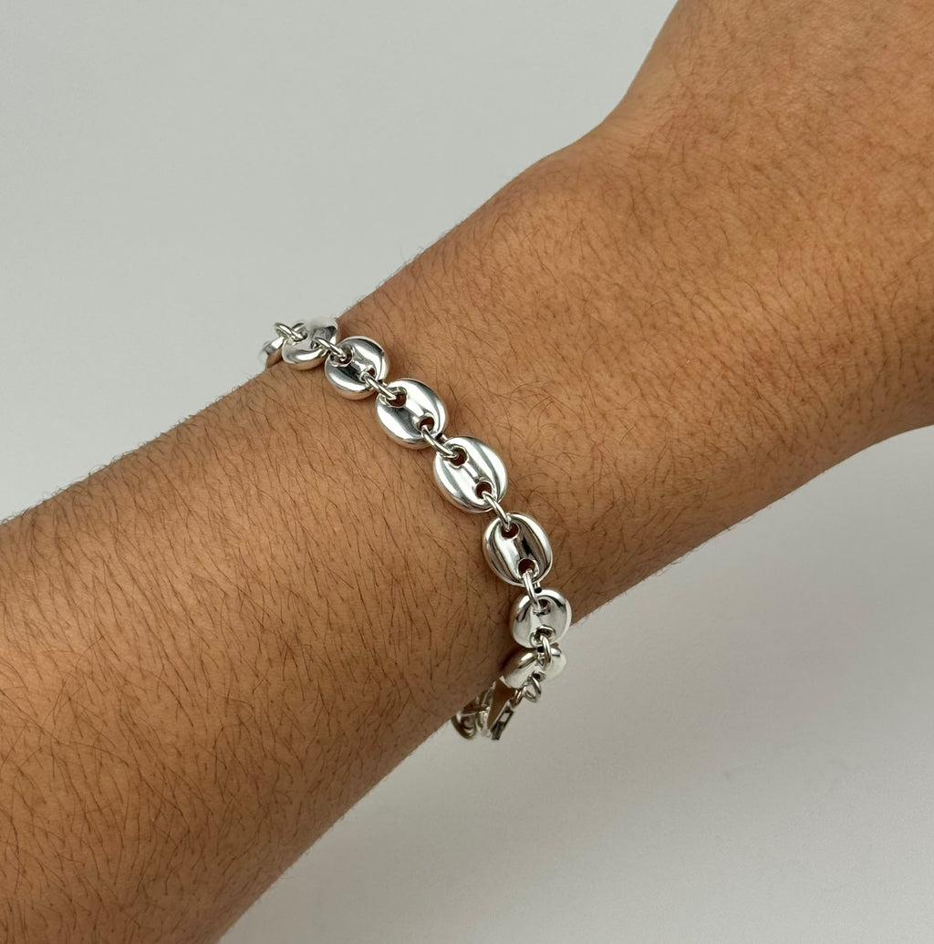 GAIA Hollow Oval Link Bracelet