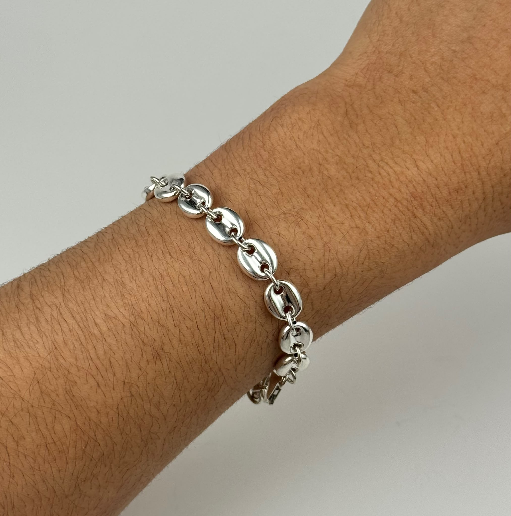 GAIA Hollow Oval Link Bracelet