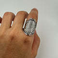 Gaia Woven Shield Ring