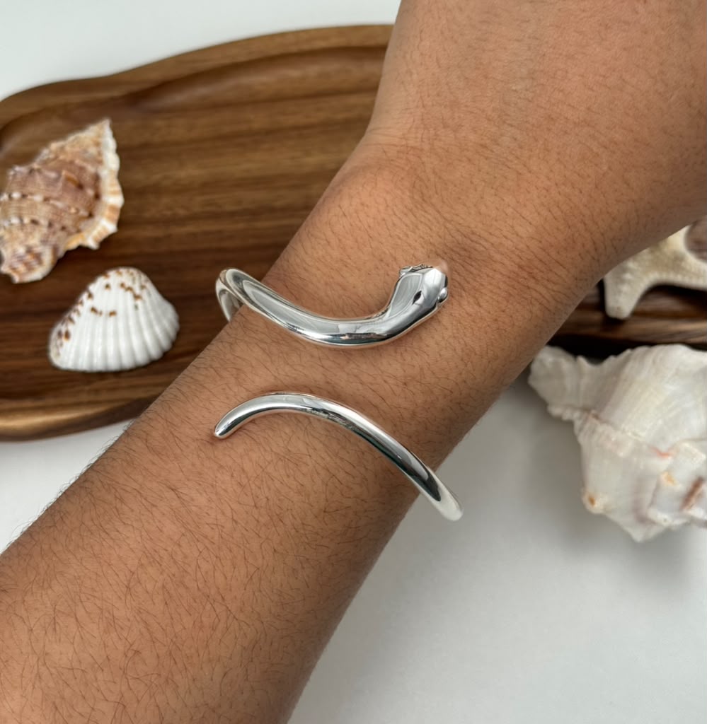 Gaia Hollow Cuff Bracelet