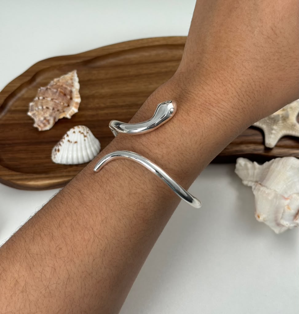 Gaia Hollow Cuff Bracelet