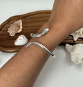 Gaia Hollow Cuff Bracelet