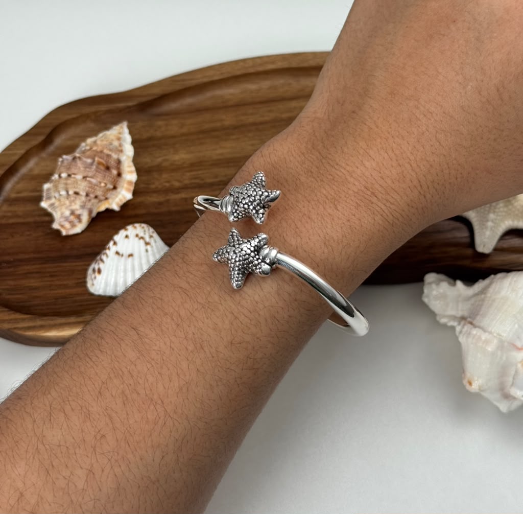 Gaia Hollow Cuff Bracelet