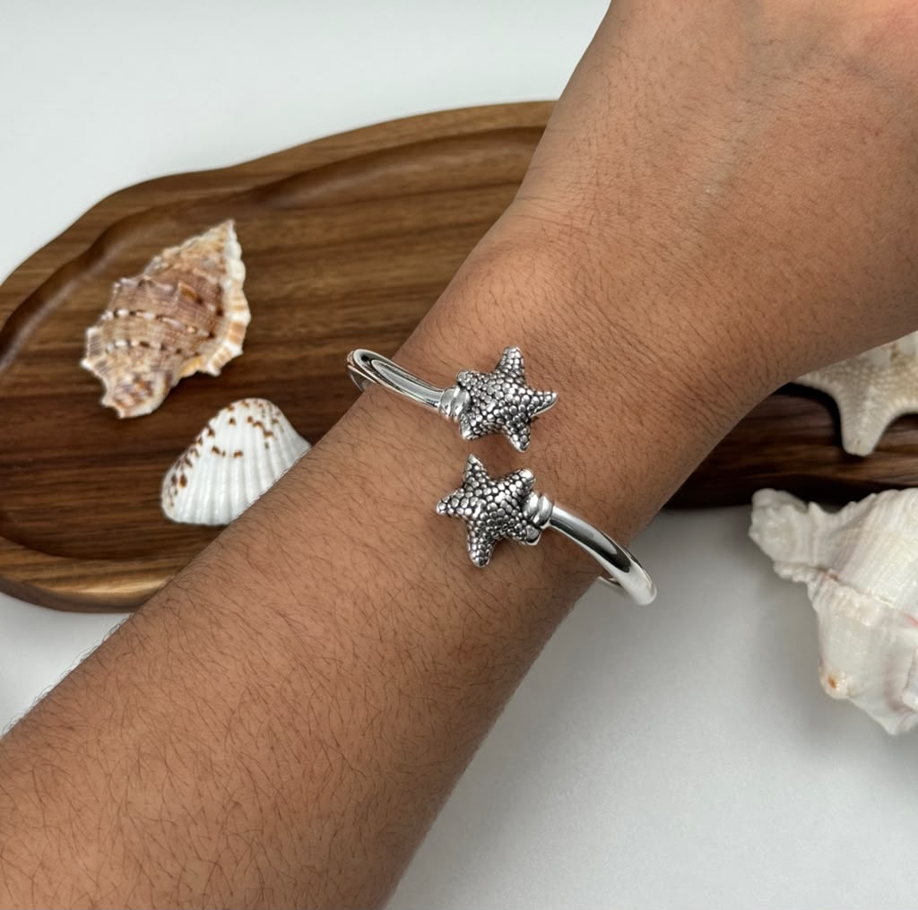 Gaia Hollow Cuff Bracelet