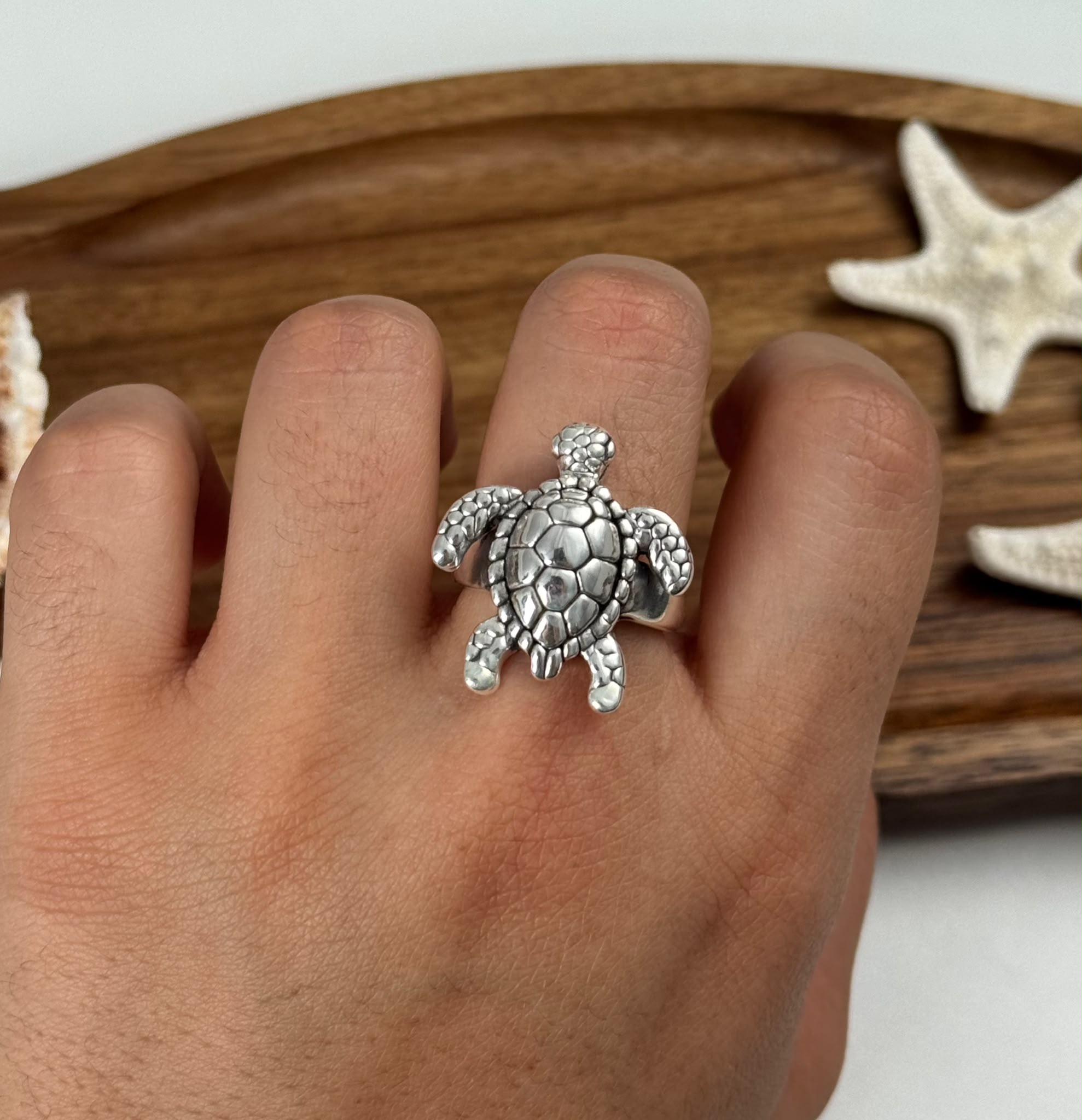 Gaia Ocean Hollow Ring
