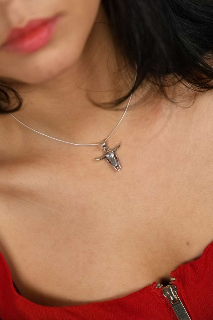 GAIA Bull Skull Pendant