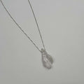 GAIA Raw Clear Quartz Necklace