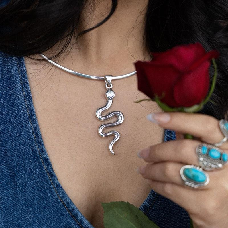 GAIA Snake Hollow Pendant